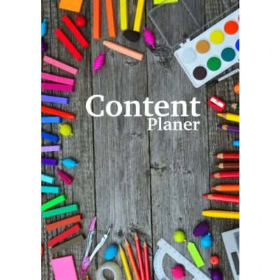 Abbildung von Content Planer: Social Media Kalender und Planer DIN A4. Mehr Follower Reichweite in Sozialen Netzwerken durch eine gute Organisation Planung