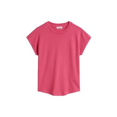 Abbildung von Marc O&#039;Polo Cuton Sleeve Tshirt basic, Damen, Größe: XS, Blushed pink