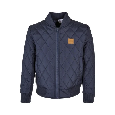 Abbildung von Urban Classics Diamond Quilt Bomberjacke für Kinder, Größe: 146/152, Navy