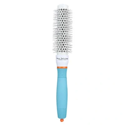 Abbildung von Runde Haarbürste, hitzebeständiger runder Kamm zum Föhnen Thermal Barrel Brush für präzises Wärmestyling und Salon Leichte Antistatic Borsten Haarbürste Föhnen(25#)