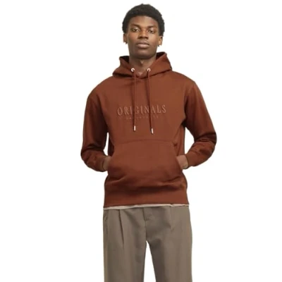 Abbildung von Jack &amp; Jones Jorfrederiksberg Kapuzenpullover, Herren, Größe: XL, Brown