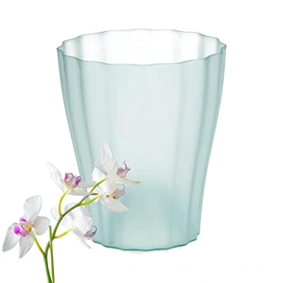 Abbildung von GarPet Blumentopf Orchideentopf Blumen Orchideen transparent durchsichtig Ø 13 cm glas