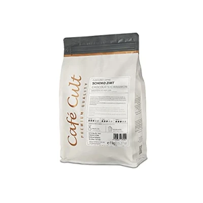 Abbildung von NEu teemando® Kaffee &quot;Schokolade/Zimt&quot; in 1 kg Tüte, ganze Bohne, aromatisiert