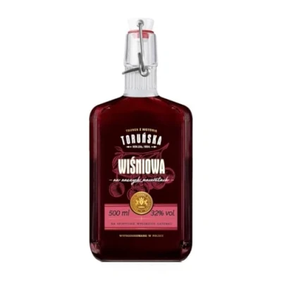 Abbildung von Kirschlikör Torunska 1884 aus Polen. 0,5 l, 32% vol.