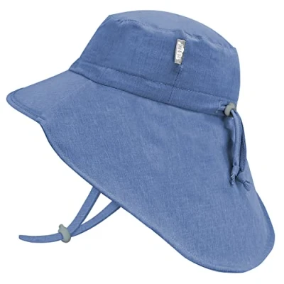 Abbildung von Jan &amp; Jul Schnell Trocknender Baby Sonnenhut für Mädchen mit UV Schutz UPF 50+ (S: 0 6 Monate, Rosa Eiscreme)