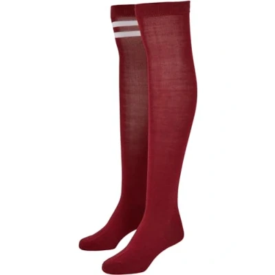 Abbildung von Urban Classics 2 PACK Kniestrümpfe, Damen, Größe: 39 42, Burgundy
