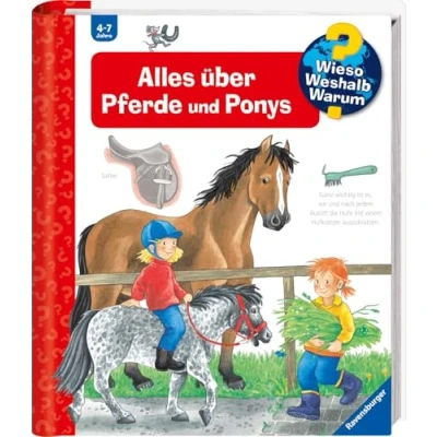 Abbildung von Ravensburger Buch &quot;Wieso? Weshalb? Warum?, Band 21: Alles über Pferde und Ponys&quot;, FSC schützt Wald weltweit