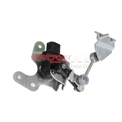 Abbildung von METZGER 0901312 Sensor, Xenonlicht (Leuchtweiteregulierung) Hinterachse rechts mit Halterahmen MERCEDES BENZ: C Klasse Limousine, E T modell