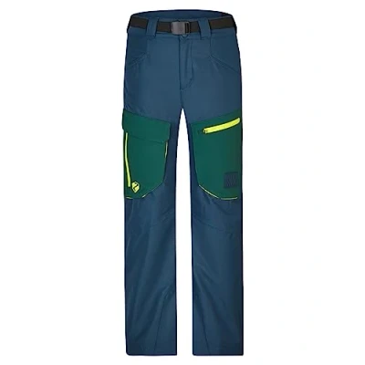 Abbildung von Ziener Jungen AKANDO Ski Hose Schnee wasserdicht warm PFC frei, hale navy stru, 128