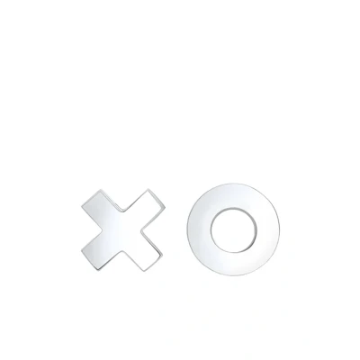Abbildung von Elli XOXO Wording Trend COOL Blogger Ohrringe silvercoloured, Damen, Größe: One Size, Silver coloured