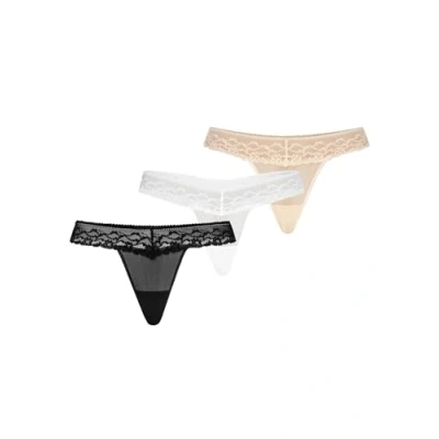 Abbildung von Teyli LEO 3 PACK Slip, Damen, Größe: Large, White