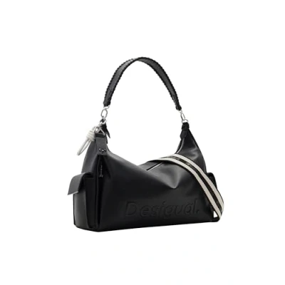 Abbildung von Desigual L LOGO Handtasche, Damen, Größe: One Size, Black