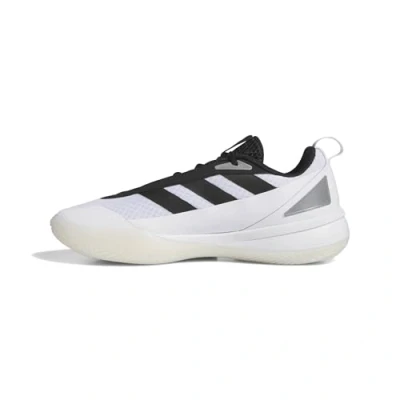 Abbildung von adidas Performance Front Court 2.0 Basketballschuh, Herren, Größe: 42 2/3, Footwear white/core black Textil/synthetik