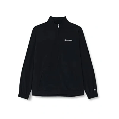 Abbildung von Champion Herren Eco Future Recycled Stretch Woven Full Zip Sweatshirt, Schwarz, XS