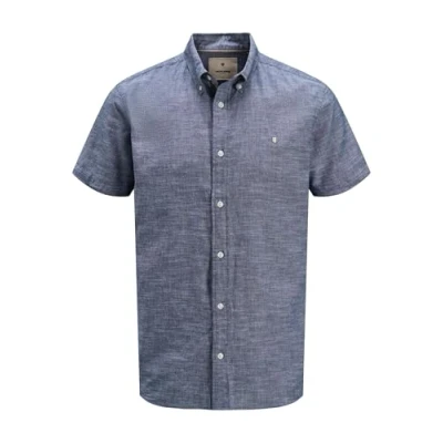 Abbildung von Jack &amp; Jones Jprblusummer Shield Shirt Hemd, Herren, Größe: 4XL, Faded denim