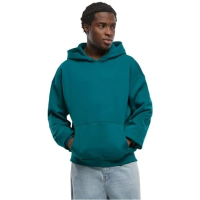 Abbildung von Build Your Brand Herren Heavy Hoody Kapuzenpullover, Bottlegreen, XXL