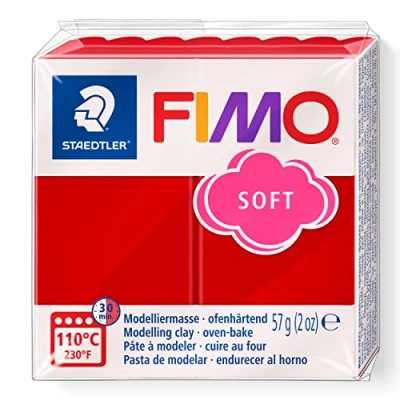 Abbildung von Fimo Soft kerstrood 57GR 8020 2 P