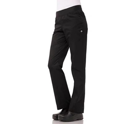 Abbildung von Chef Works Damen Lightweight Slim Pants Kochhose, Schwarz, X Groß