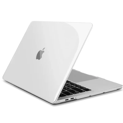 Abbildung von ZYB Hülle für MacBook Pro 13 Zoll 2022 2016 (M2/M1 A2338 A2289 A2251 A2159 A1999 A1708 A1706), Ultradünne Hartschale Schutzhülle Case Mac 13, Kristallklar
