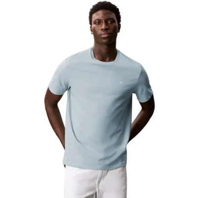 Abbildung von Calvin Klein Jeans TEE Tshirt basic, Herren, Größe: Medium, Blue steam