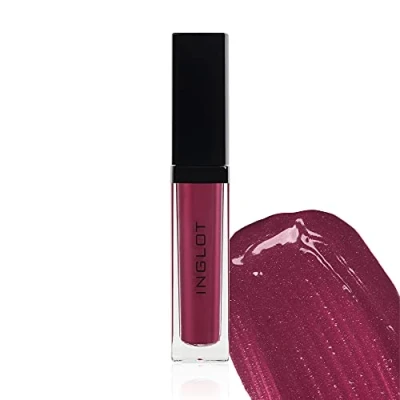 Abbildung von Inglot HD Lip Tint Matte Flüssiger Lippenstift, Volle Deckkraft, Für ein mattes Finish, mit Schwammapplikator, Pigmente, ohne Parabene, 5,5 ml : 15