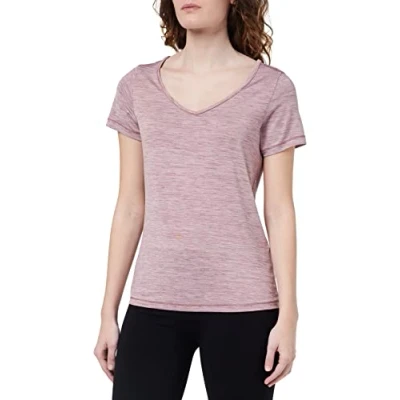 Abbildung von energetics Gaminel T Shirt Melange/Red Wine/Ros 38