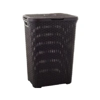 Abbildung von Curver Wäschekorb, Wäschekorb Natural Style 60L