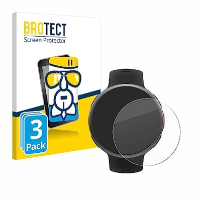 Abbildung von BROTECT Schutzglas für Polar Vantage V2 (3 Stück) Schutzfolie Panzer Folie Glas [Extrem Kratzfest 9H, Anti Fingerprint, Ultra Transparent]