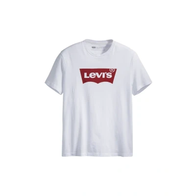 Abbildung von Levi&#039;s Graphic Setin NECK Tshirt print, Herren, Größe: Large, white