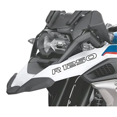 Abbildung von 2pcs Aufkleber R1250 kompatibel für Motorrad BMW GS R 1250 HP Adventure (Black)