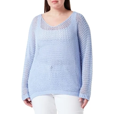 Abbildung von SIDONA Women&#039;s Damen Strick Pullover 15526985 SI01, Hellblau, XXL Sweater
