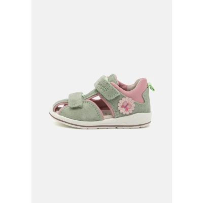 Abbildung von Superfit Boomerang Riemensandalette für Kinder, Größe: 24, Hellgrün/rosa Schuhe