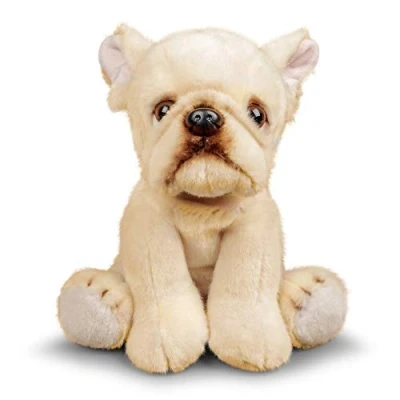 Abbildung von Animigos Plüschtier Französische Bulldogge, Stofftier im realistischen Design, kuschelig weich, ca. 23 cm groß