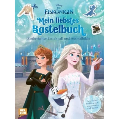 Abbildung von Disney Die Eiskönigin: Mein liebstes Bastelbuch Zauberhafter Bastelspaß und Ausmalbilder: Mit vielen Motiven zum Ausschneiden Kleben! ... Jetzt schon ein Klassiker!)
