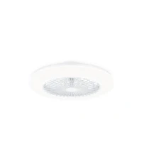 Abbildung von Philips Amigo Deckenleuchte mit Ventilator, 60 + 25 W, LED, 6500 lm, IP20, Weiß