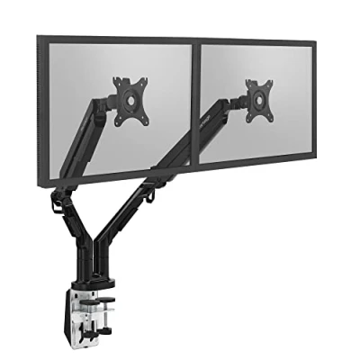 Abbildung von Vantage Premium Duo Monitor Halterung (VESA 75 &amp; 100, 2X 2 9 kg, für 17 32 Zoll Bildschirme, mit Gasdruckfeder, drehbar, neigbar, schwenkbar) schwarz