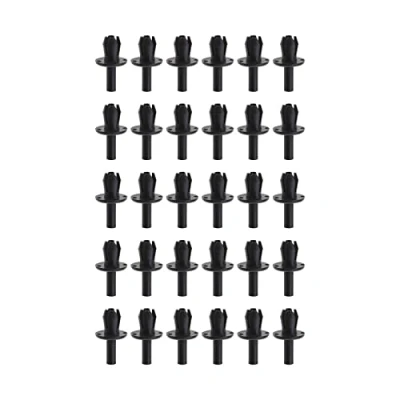 Abbildung von eMagTech 30 Stück Vorderradlauf Innenflügel Spritzschutz Clips Auto Zierleisten Clip Halterungen 1719245 94530507 Kunststoff kompatibel mit Opel Corsa Nova Tigra Schwarz