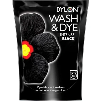 Abbildung von Dylon Wash &amp; Dye Black Machine Fabric Large 350 g