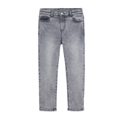 Abbildung von Vertbaudet Comfort Jeans Slim Fit für Kinder, Größe: 140, Grauer denim