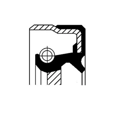 Abbildung von Wellendichtring, Differential CORTECO 01025573B