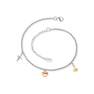 Abbildung von Engelsrufer Damenfusskette Armband, Damen, Größe: One Size, Tricolor