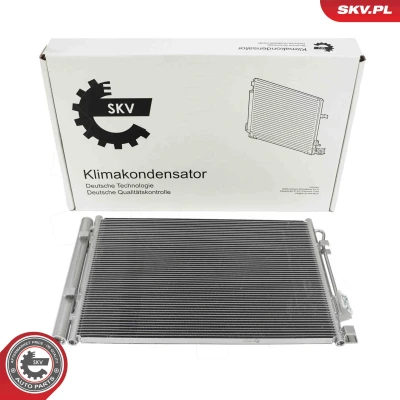 Abbildung von ESEN SKV 86SKV277 Klimakondensator mit Trockner Aluminium 558mm HYUNDAI: i20 II Coupe, Active