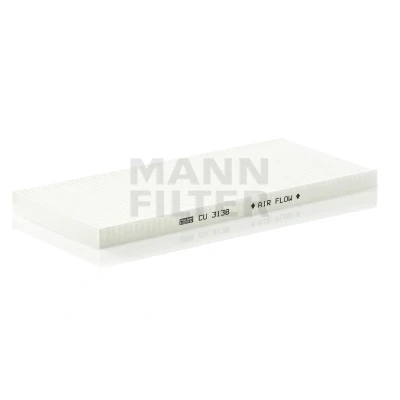 Abbildung von MANN FILTER CU 3138 Innenraumfilter Partikelfilter 308 140 17,5 FIAT: Punto I Schrägheck, Cabrio, LANCIA: Y