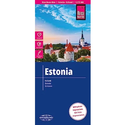 Abbildung von Reise Know How Landkarte Estland / Estonia (1:275.000): reiß und wasserfest (world mapping project)