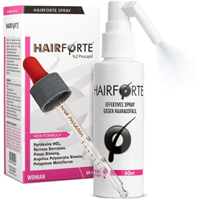 Abbildung von Hairforte Spray für Frauen 2% Procapil gegen Haarverlust DHT Blocker