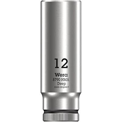 Abbildung von Wera Steckschlüsseleinsatz, Schwarz, 1/4&quot;, 12.0 mm