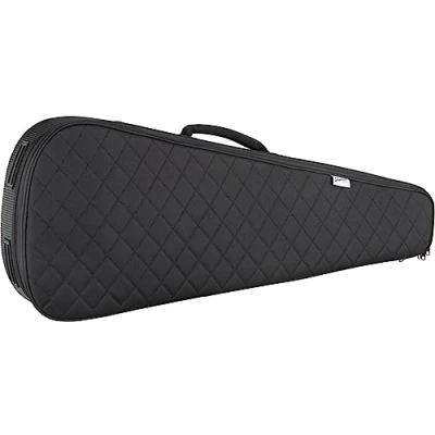 Abbildung von Shaman EGBT 1122BK E Gitarre Tasche Dick gepolsterter Gigbag für Gitarren Verstellbare Halsstütze mit Klettsicherung Gepolsterte Außentasche Extra Tablet Fach Versenkbare Rucksackgarnitur