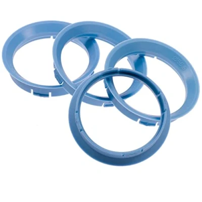 Abbildung von 4X Zentrierringe 63,3 x 56,6 mm hellblau Felgen Ringe Made in Germany