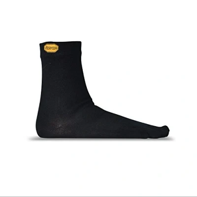 Abbildung von Vibram FiveFingers Herren Socks Wool Blend Crew, Black, S, S15C01S