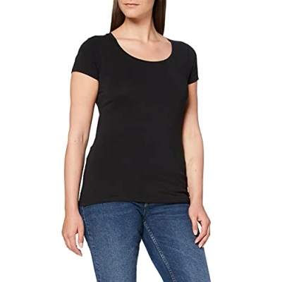 Abbildung von Stedman Claire Crew Neck Schwarz ringgesponnene Baumwolle Small Damen